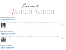 Tablet Screenshot of frenchfashiontouch.com